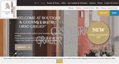 Desktop Screenshot of orsohotel.it
